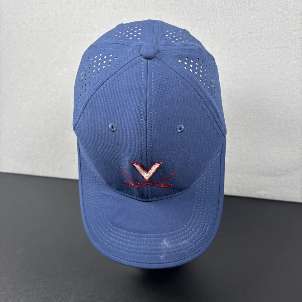 UVA Blue Nike Golf Ultralight Perforated Golf Cap Adjustable Hat 727040-410 Cavs